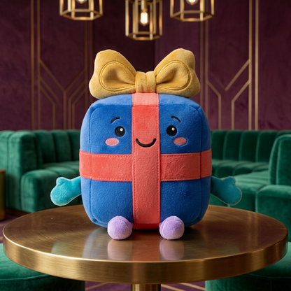 RibbonJoy in a plum Art Deco lounge