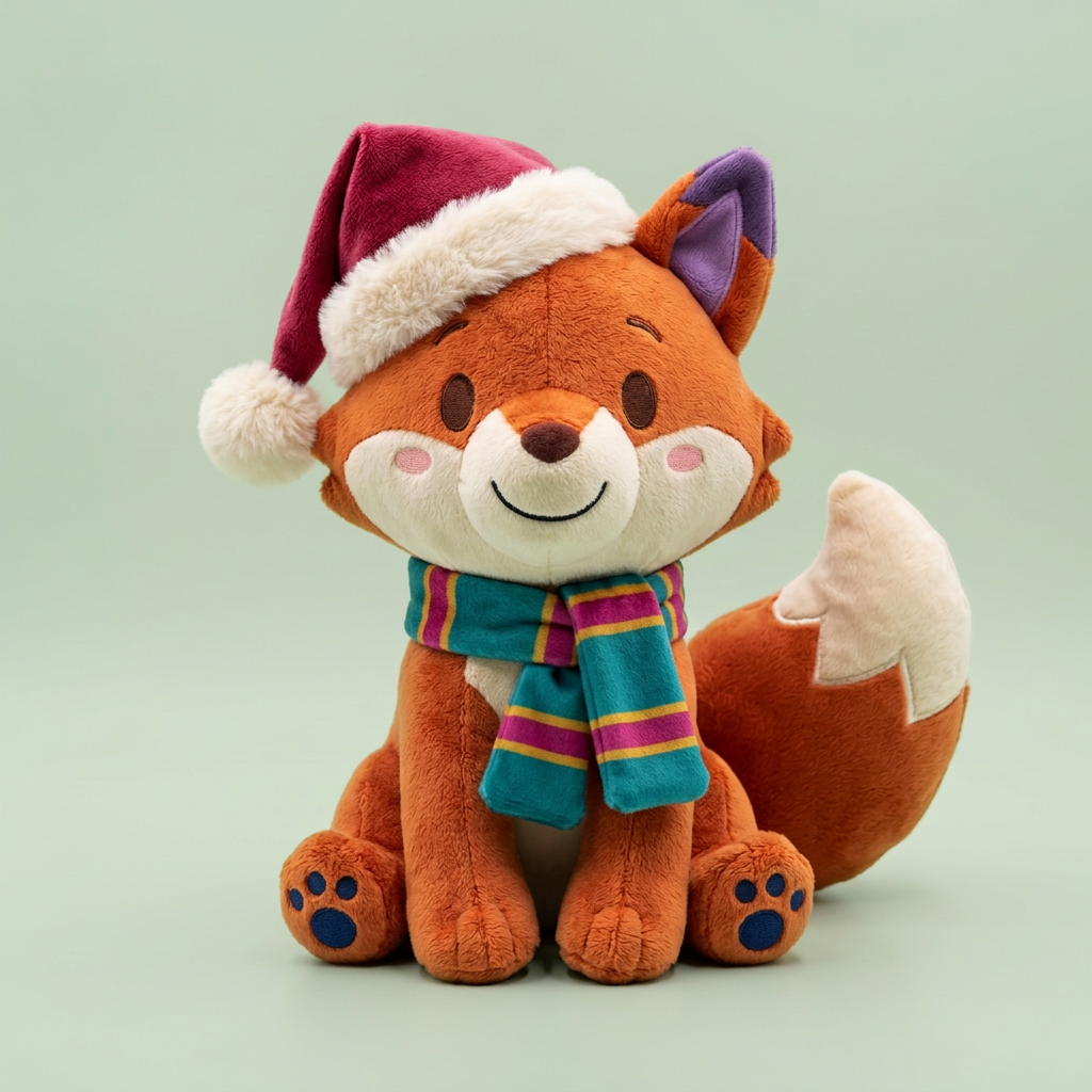 FrostFable muzzle and striped scarf detail