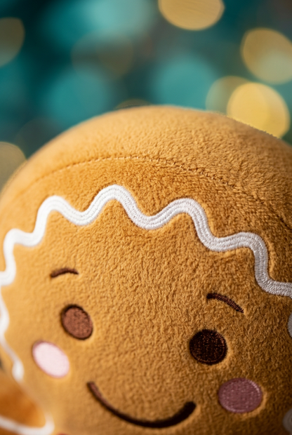 GingerWish Cookie Buddy: Upper silhouette detail. AI-generated concept image.