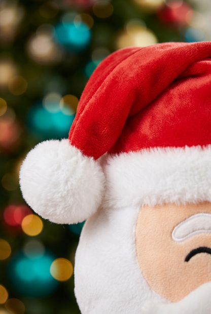 HollyCheer Santa: Upper silhouette detail. AI-generated concept image.
